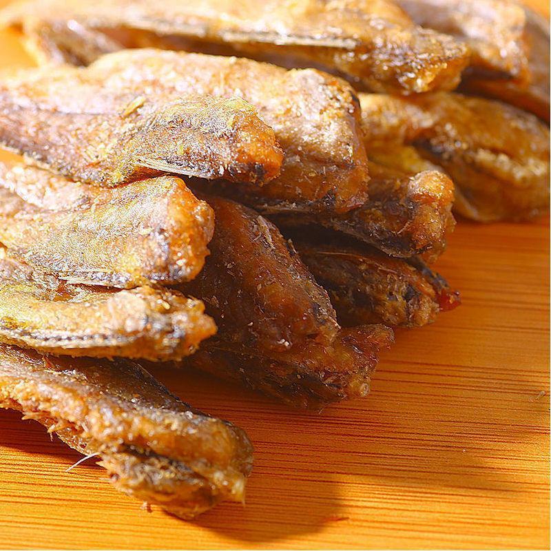 香酥小黄鱼海味零食即食碳烤酥脆黄花鱼仔干货特产批发包邮