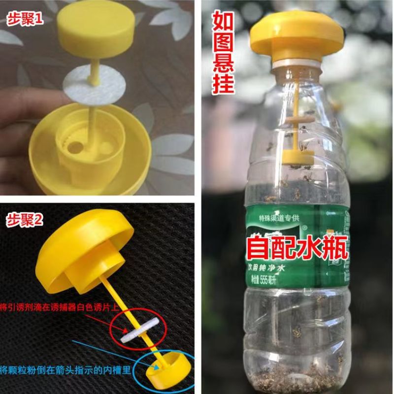 （包邮）果蝇诱捕器果实蝇针锋性诱剂果蝇引诱剂