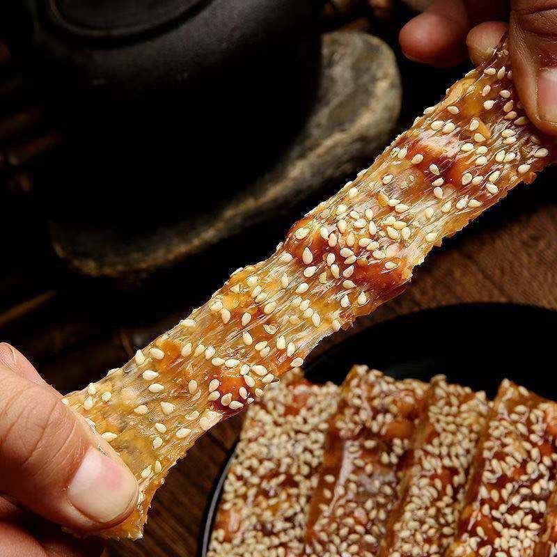 芝麻牛皮糖正宗老式特产软糖老式牛筋糖批发怀旧手工零食花生