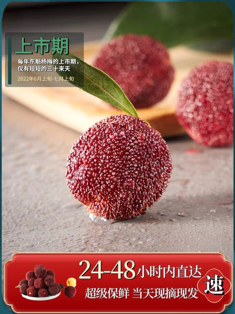 浙江仙居杨梅6斤装现摘现发