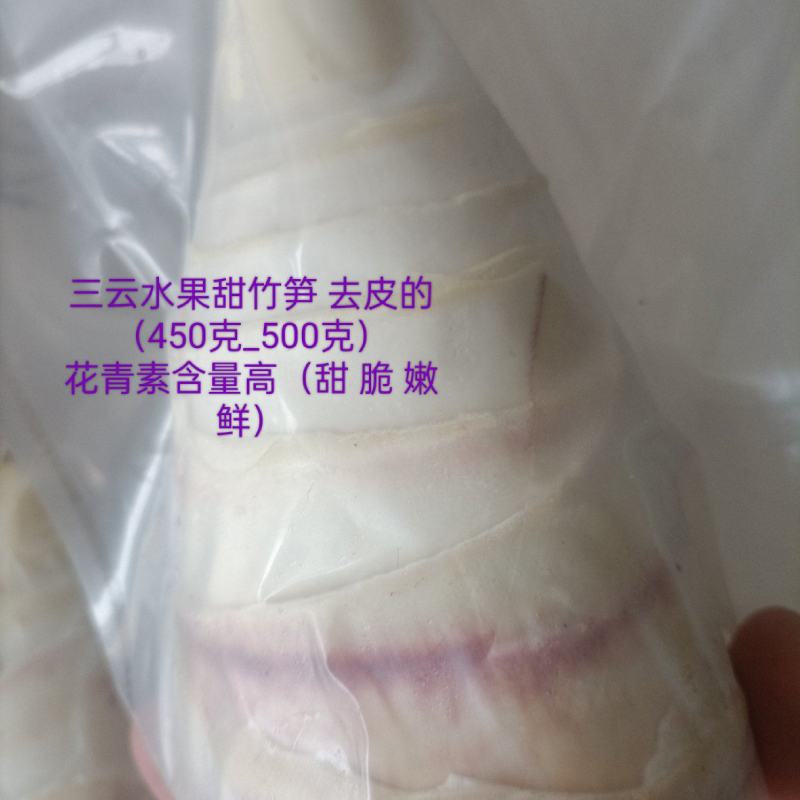 云南思茅真空包装精品水果甜竹笋去皮花口感甜脆嫩鲜价优