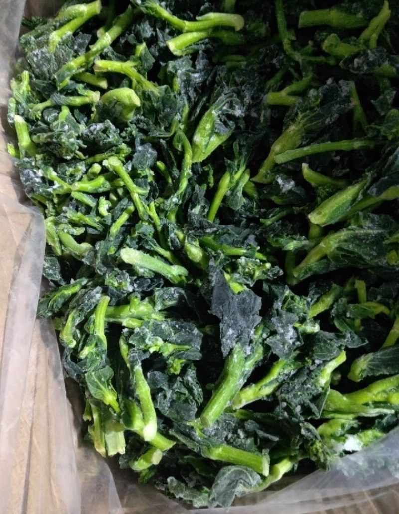 速冻菜苔，整箱出售，可视频看货