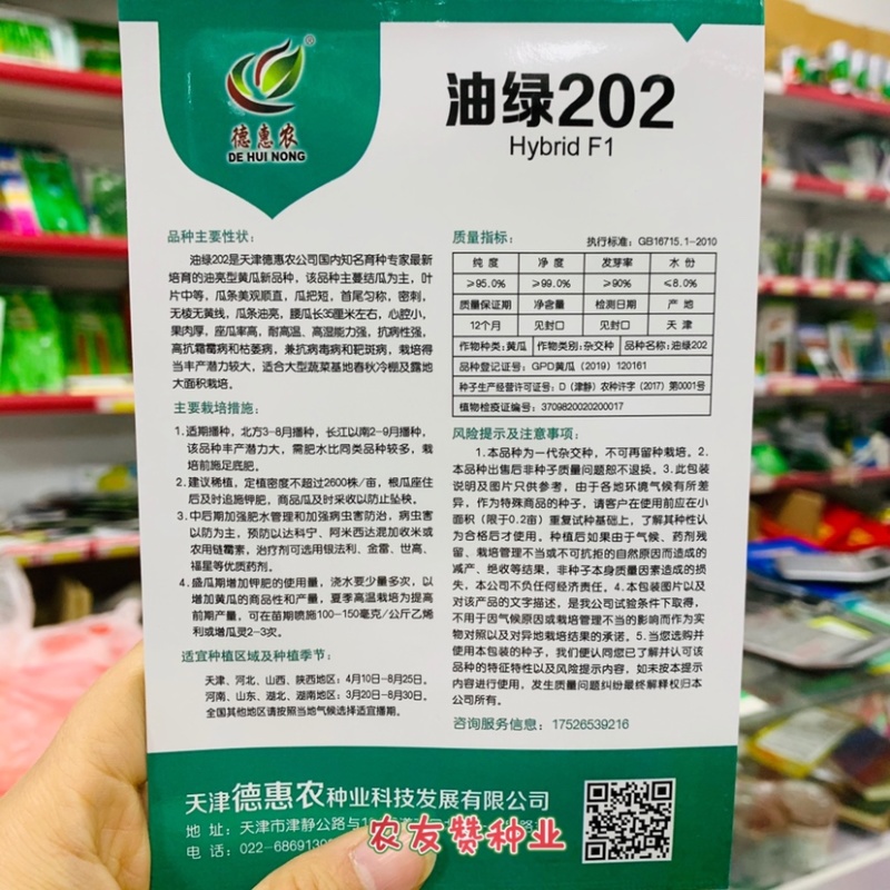 油绿202黄瓜种子瓜条油亮密刺黄瓜种子春秋种植菜园专用