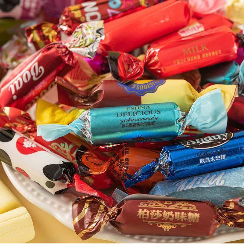 【工厂直】奶糖特浓牛奶糖网红零食喜糖婚庆糖果散装年货批