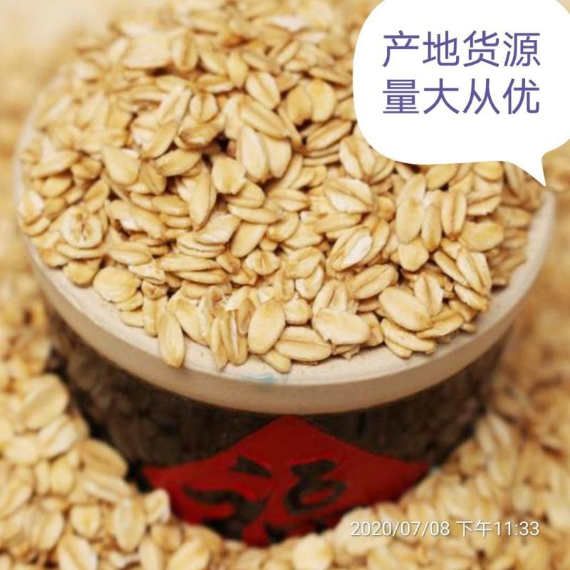 燕麦片现货批发生燕麦片燕麦米压片熬粥粗粮袋装40斤