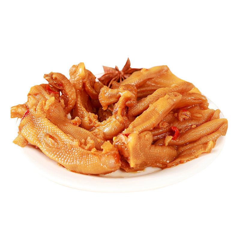 精选酸辣柠檬无骨鸭掌鸡爪盒装鸭爪脱骨即食零食网红款零食