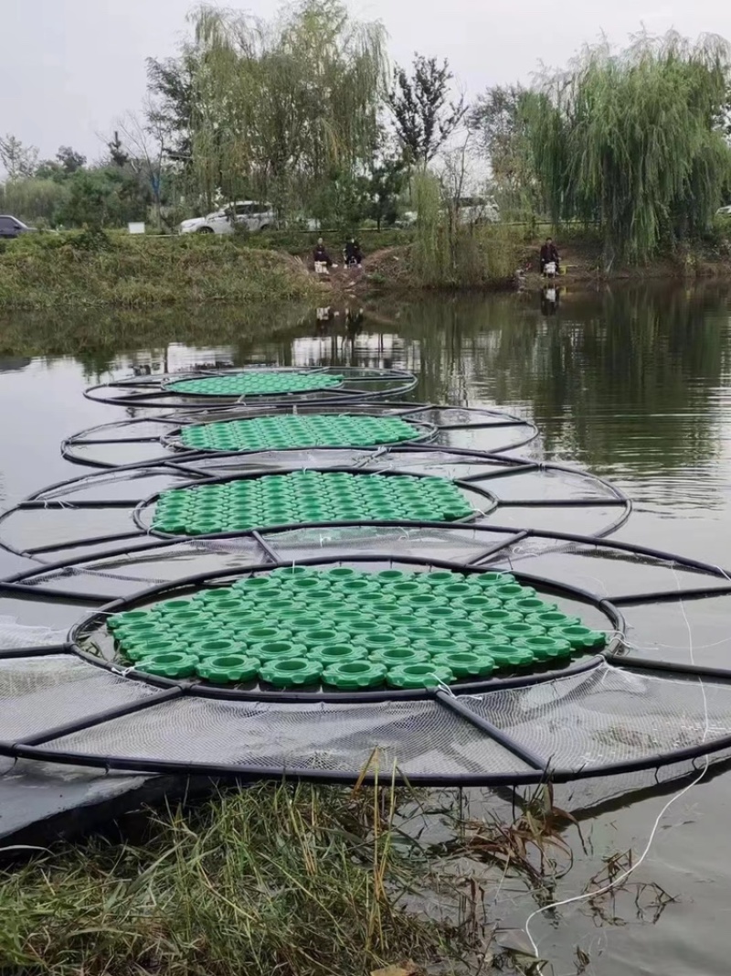 人工浮岛生态浮岛浮床组装种植打造水域景观
