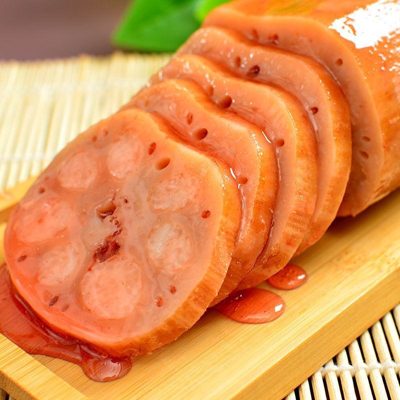 宝农糯米藕苏州特产美食蜜汁莲藕甜糖藕真空独立包装即食冷盘