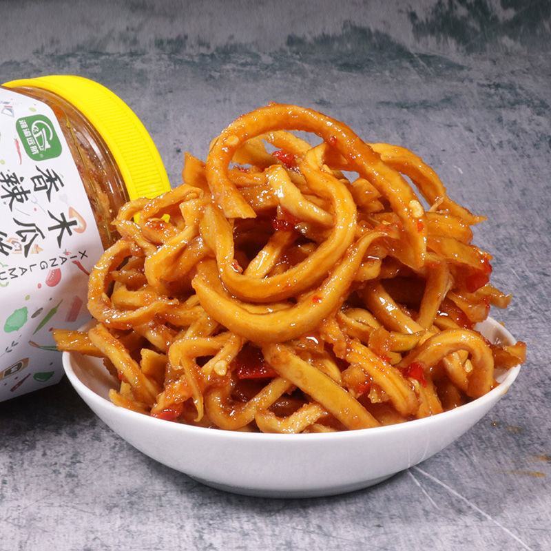 香辣木瓜丝酱菜爽口菜下饭菜开胃咸菜湖南特产木瓜丁十斤袋装