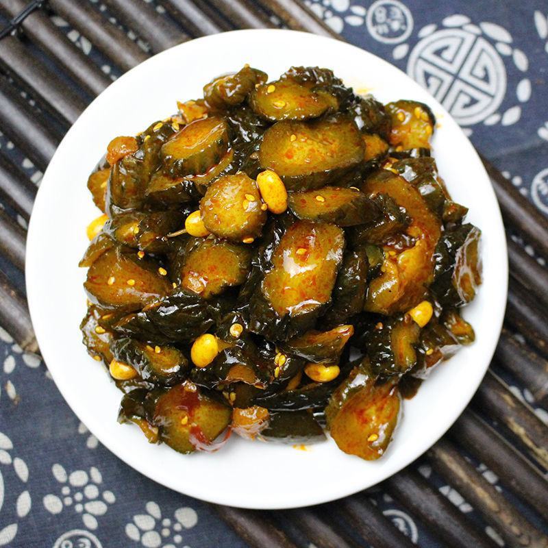 油泼黄瓜9斤腌黄瓜酱菜自制农家下饭菜开胃即食小菜咸菜东北