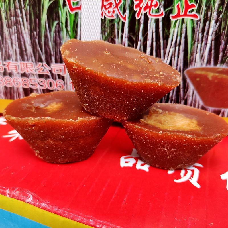 云南特产元宝红糖块整箱批发18斤甘蔗手工古法红糖月子糖竹