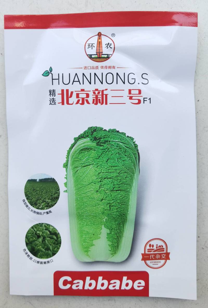 北京新三号白菜种子秋播抗病高产筒型耐寒冬储大白菜种子