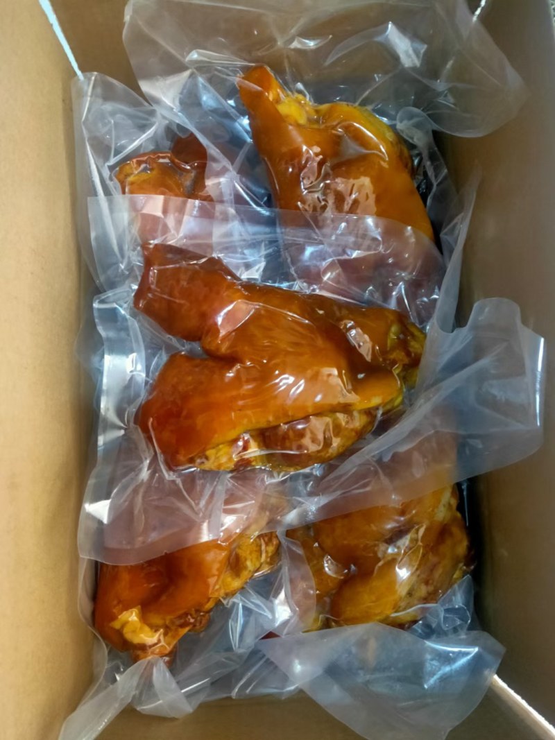 全熟猪头肉干净无毛开袋即食五香味，冷藏冷冻熟食，卤猪头肉