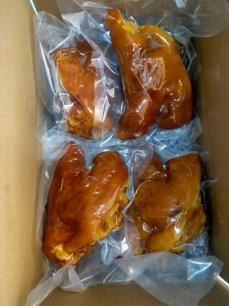 全熟猪头肉干净无毛开袋即食五香味，冷藏冷冻熟食，卤猪头肉
