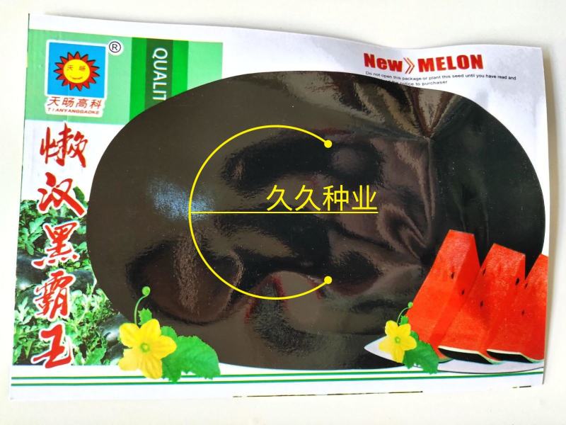 懒汉超甜黑霸西瓜种子高产甜有籽薄皮四季播水果黑皮西瓜种子