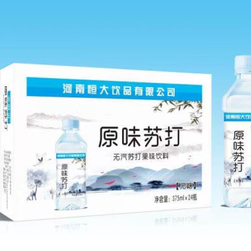 河南恒大原味苏打水，375毫升大容量，价格更优惠，货源