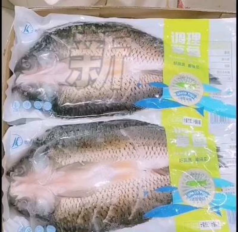 调理草鱼开背处理超低温速冻1.8-2.2斤一条新鲜包邮
