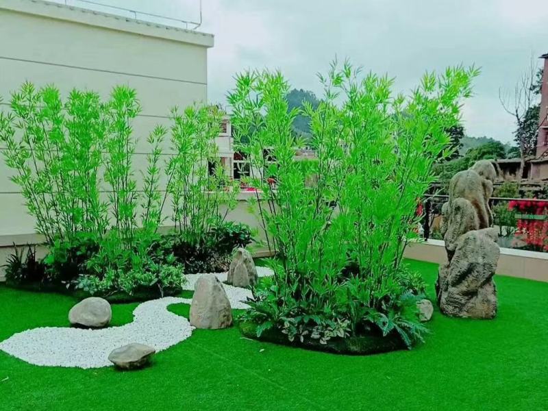 竹子防真竹，绿化景观设计隔断墙屏风