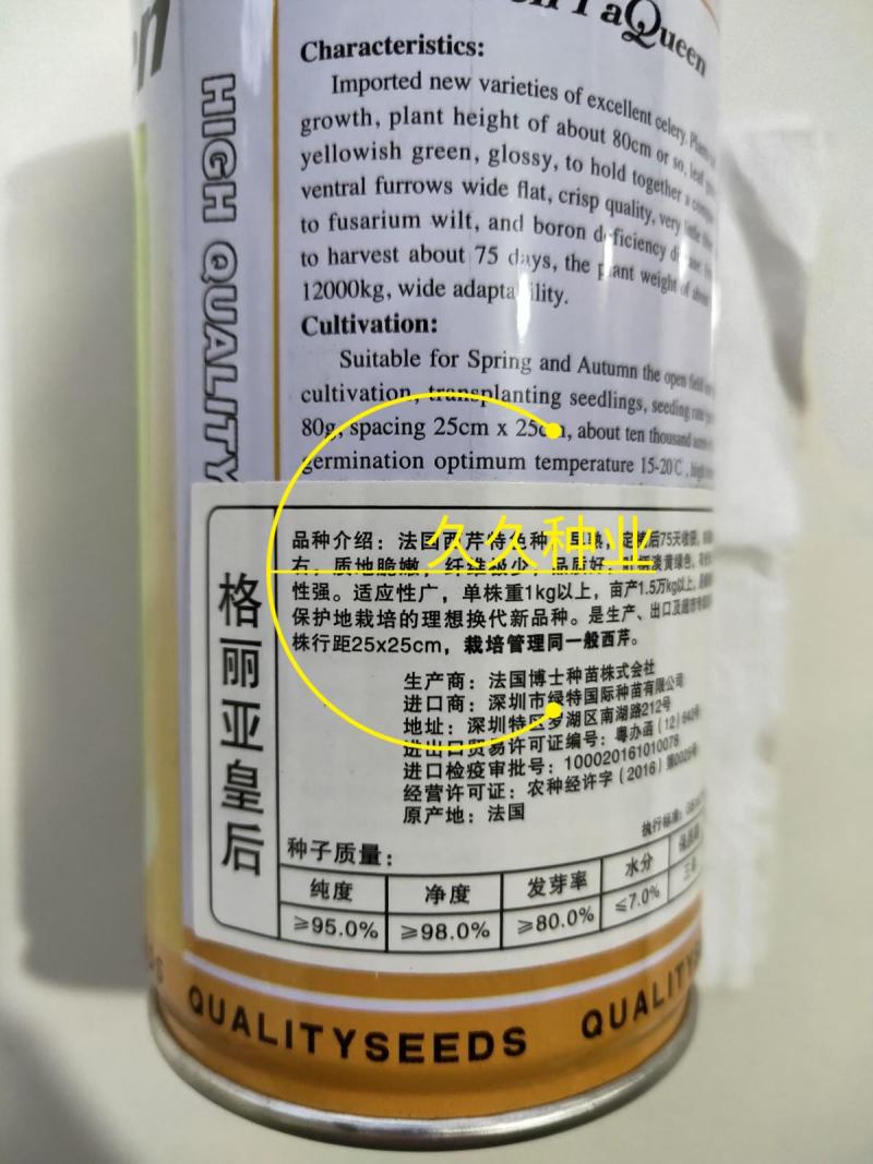 进口皇后西芹种子芹菜种子美国西芹法国西芹蔬菜种子耐高低温
