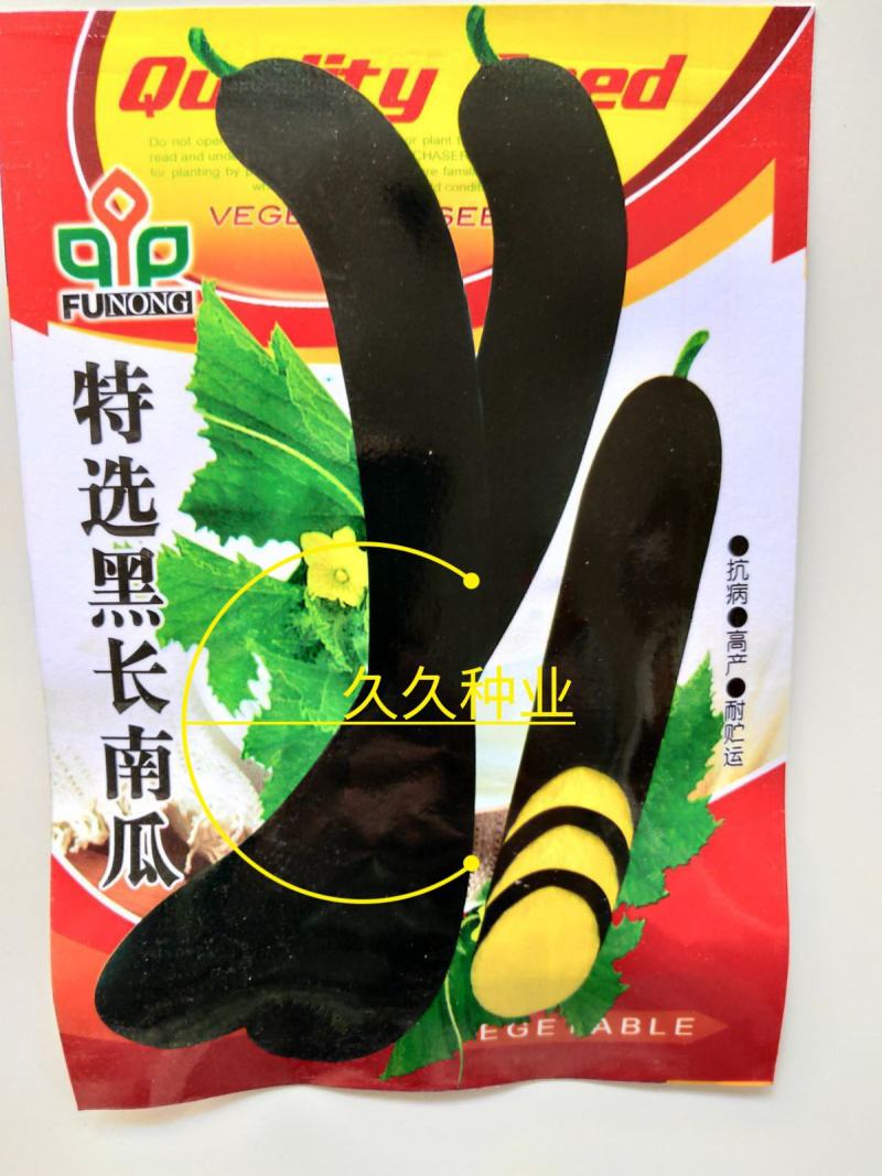 南瓜大王种子黑蜜南瓜长吊瓜种籽墨绿长南瓜农家菜园蔬菜种孑