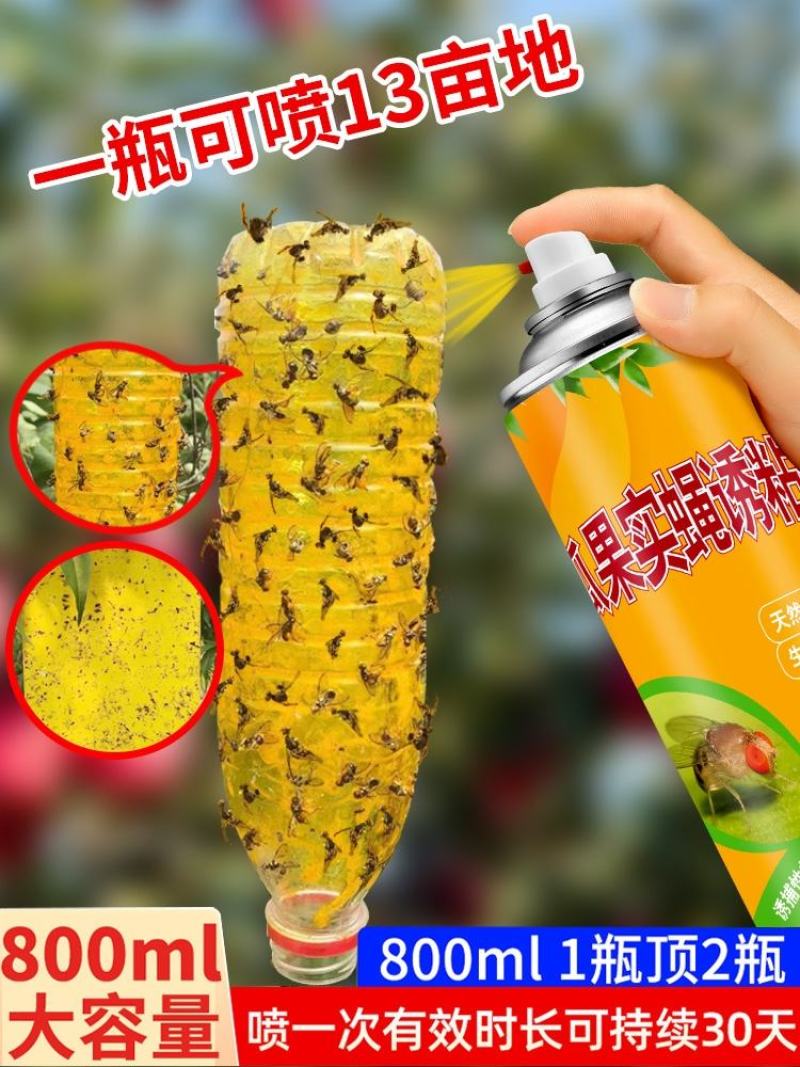瓜果实蝇诱粘剂果蝇诱捕剂菜园果园果树诱虫剂