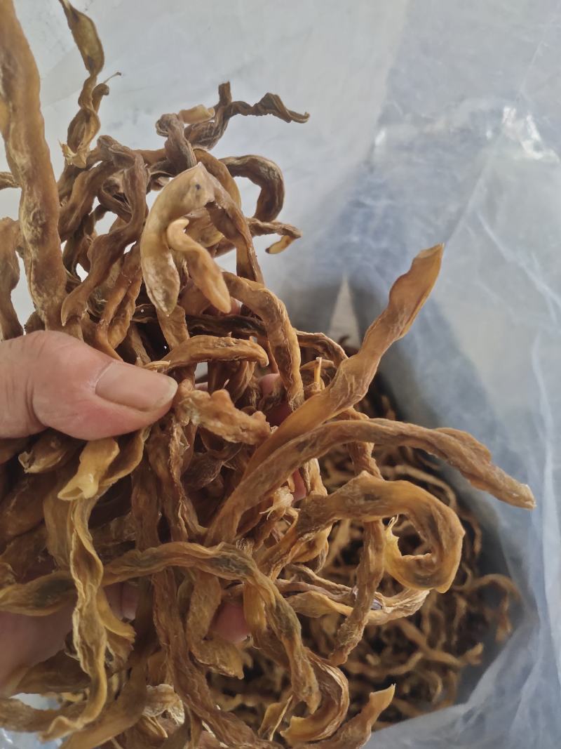 干四季豆脱水豆角，自然晒干，成色好有卖相。