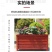 铝合金花箱户外组合定制仿木隔断花槽道路市政花坛庭院阳台种
