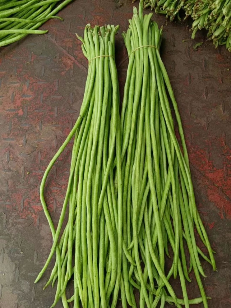 保山施甸豇豆大量上市。