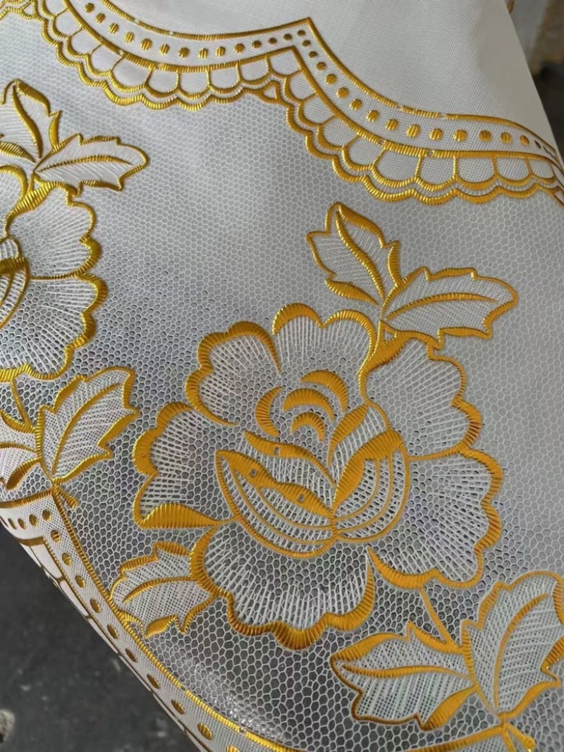 烫金桌布高档布艺防水桌布餐厅茶几餐桌布规格齐全