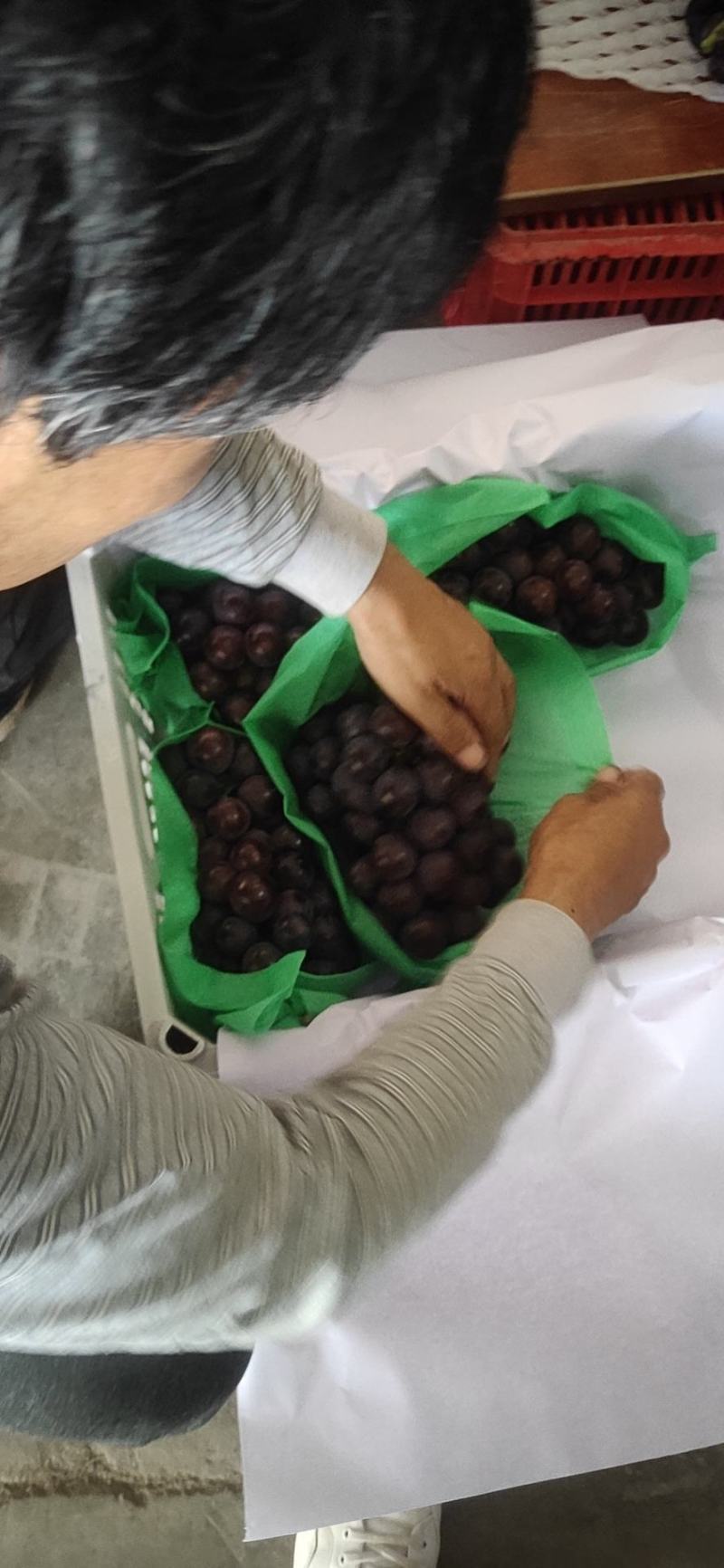 天水巨峰葡萄，黄土高原的味道，口感非常好，糖度高，个头大