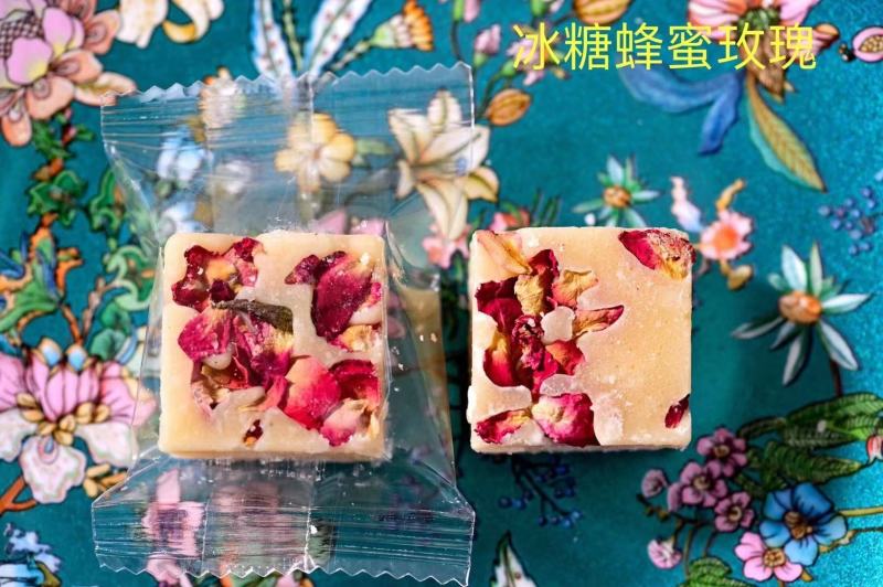 广西黑糖古方黑糖玫瑰花茶桂花糖红枣糖