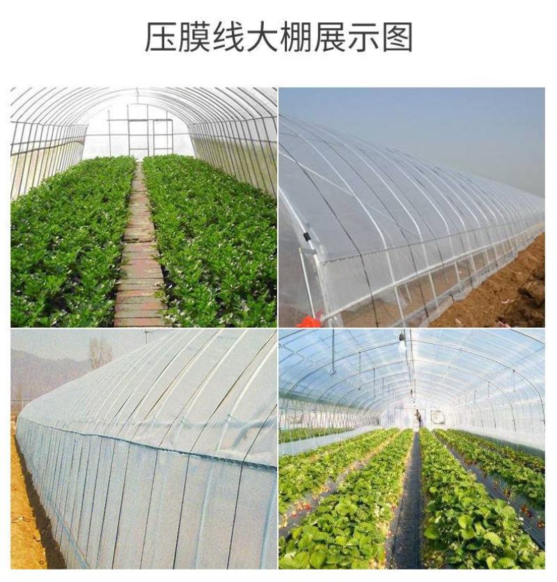 大棚抗老化压膜绳压膜带白色涤纶加厚耐磨压膜线压棚拉树枝绳