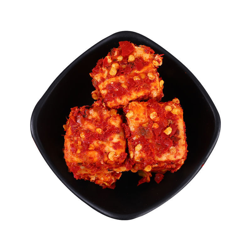 湖南正宗白溪特产香辣豆腐乳下饭菜农家味无油霉豆腐中辣特辣