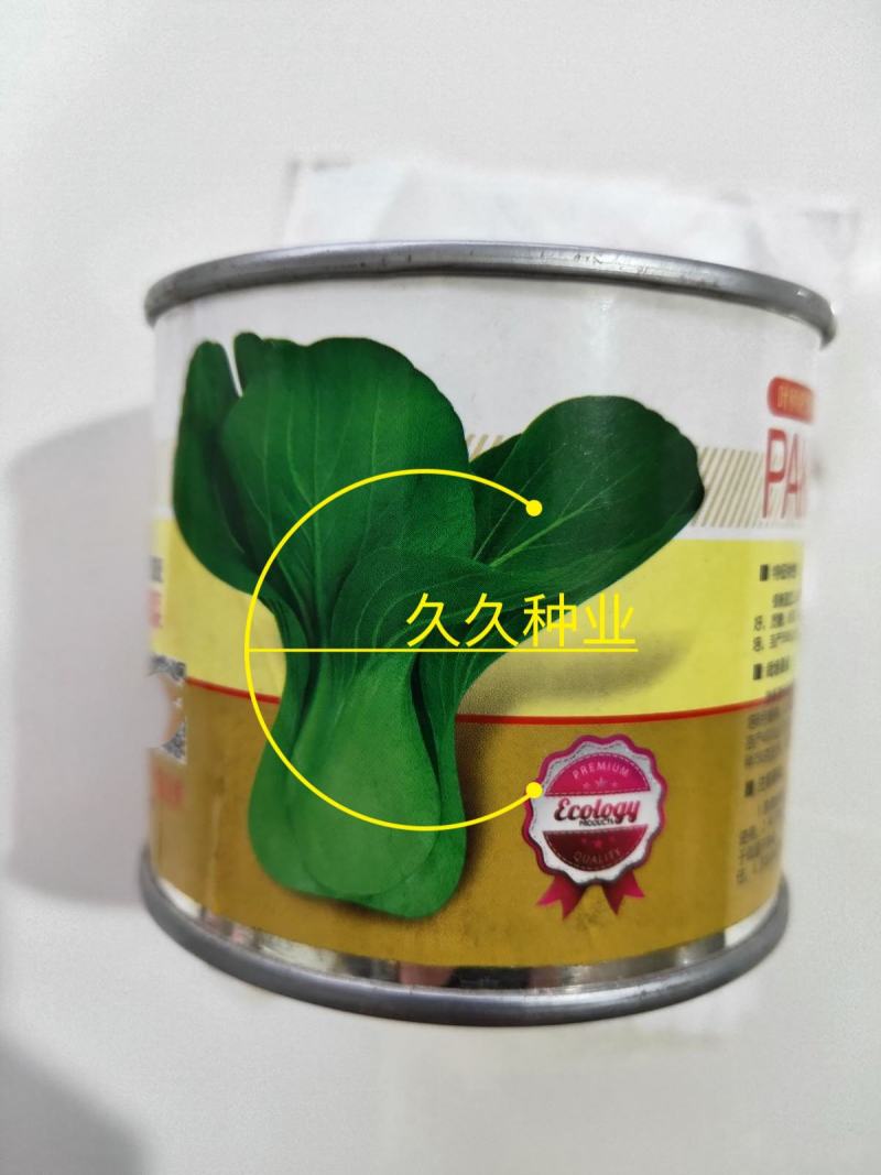 华冠青梗菜种子罐装抗病高产青菜种籽秋季四季播蔬菜孑