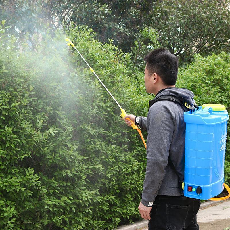 背负式电动喷雾器锂电池农用高压消毒喷壶小型喷雾器充电式打