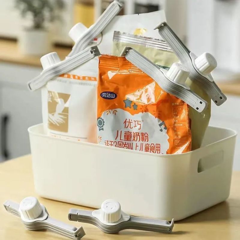 封口夹密封调料袋奶粉袋盐袋封口夹零食封口器食品保鲜夹出料