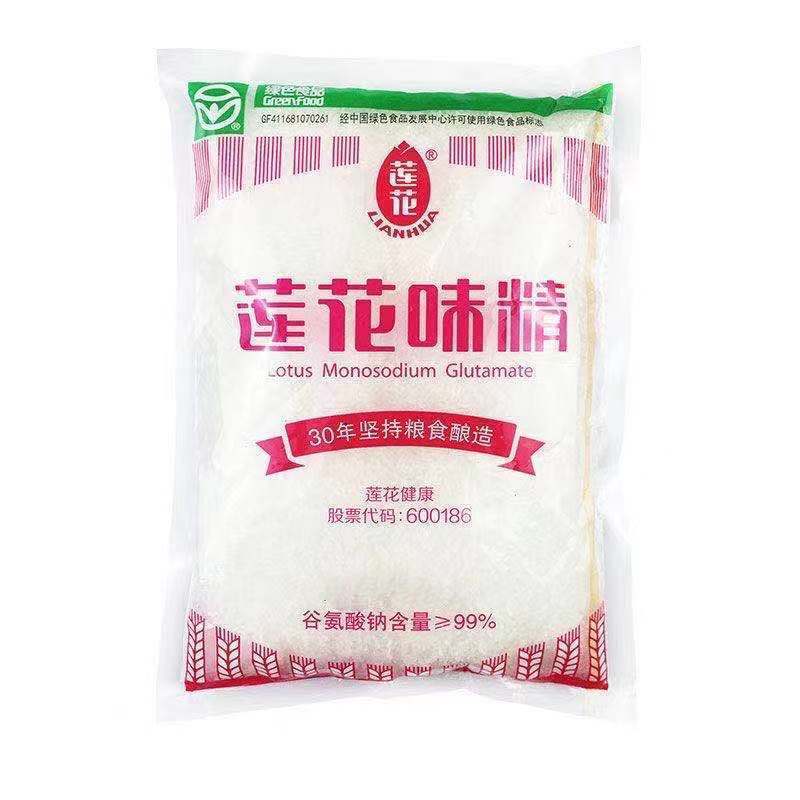 正品莲花味精批发家用大袋无盐莲花牌味精炒菜调味料无盐食用