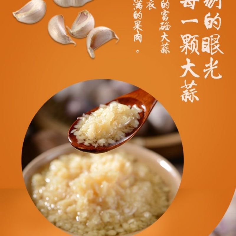 蒜蓉酱蒜泥烤生蚝香辣蒜泥粉丝扇贝烤蒜泥酱蒸海鲜火锅蒜蓉酱
