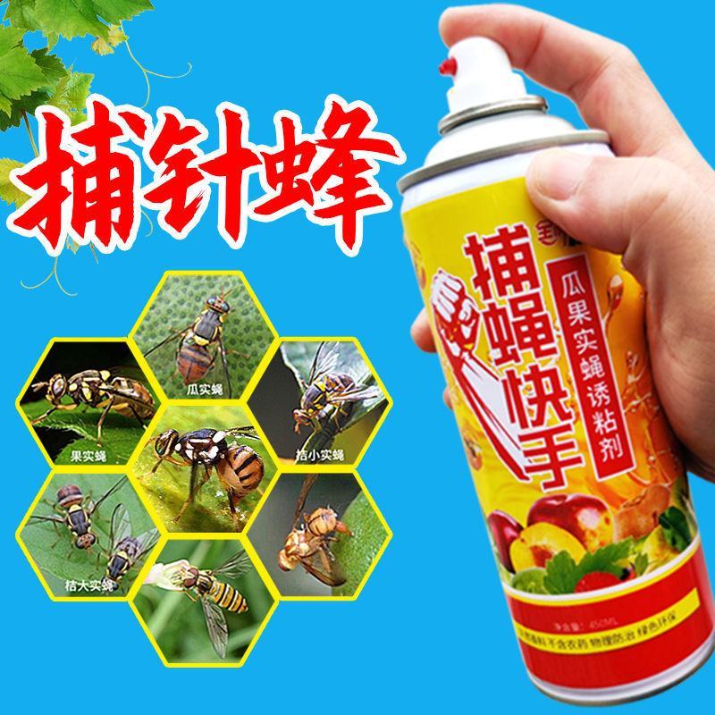 瓜果实蝇诱粘剂针蜂引诱剂果蝇诱捕药果蝇球诱蝇球双面粘虫板
