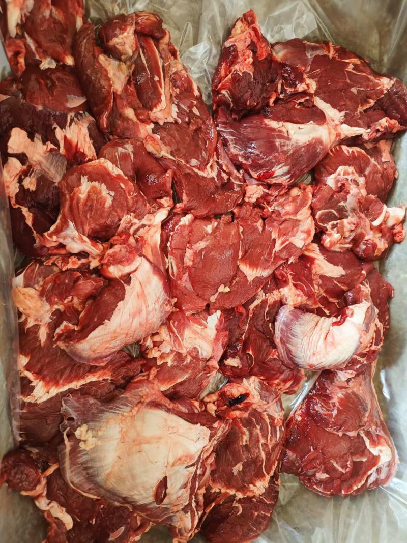 内蒙古草地黄牛头大脸肉，一块二三斤左右，干货。