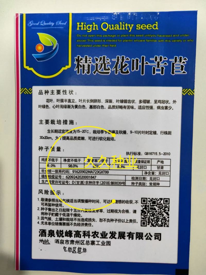 黄心细叶苦苣苦菊种子农家抗冻四季播阳台种籽菜盆栽凉拌蔬菜