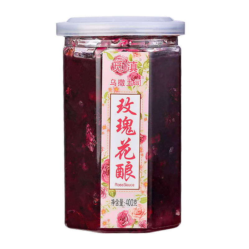 云南玫瑰酱高原手工蜂蜜玫瑰糖玫瑰花酿鲜花酱冰粉果酱烘焙面