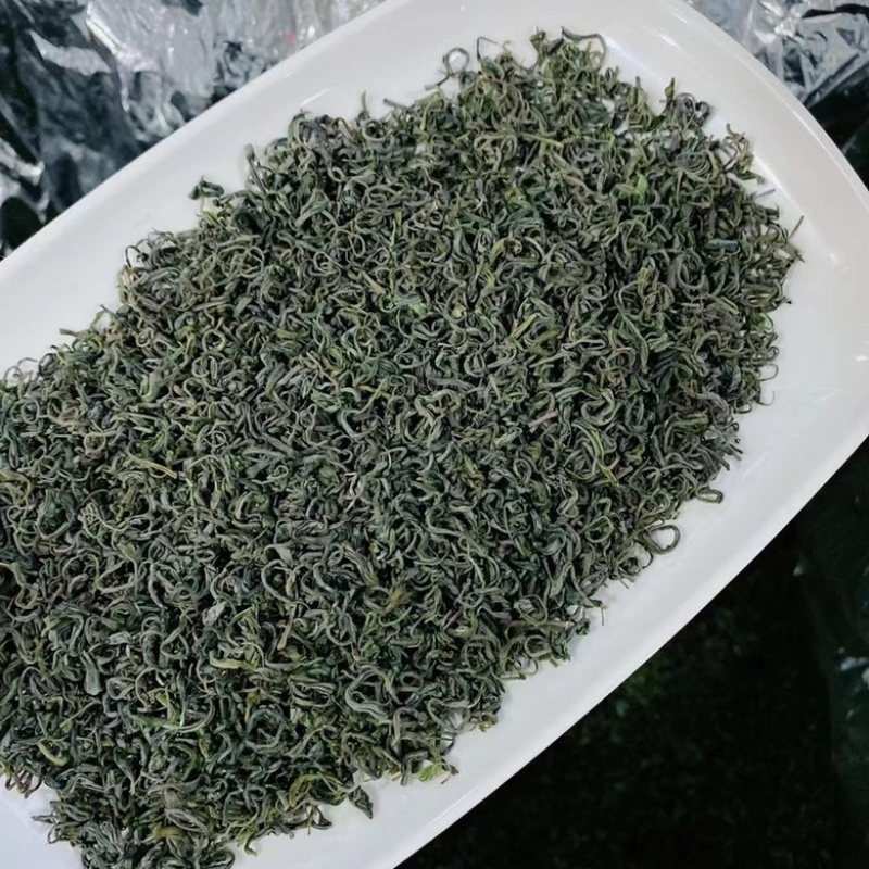 高山云雾绿茶批发明前茶豆香味口粮茶500克茶叶自己喝