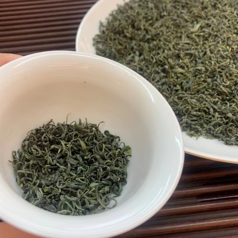 高山云雾绿茶批发明前茶豆香味口粮茶500克茶叶自己喝