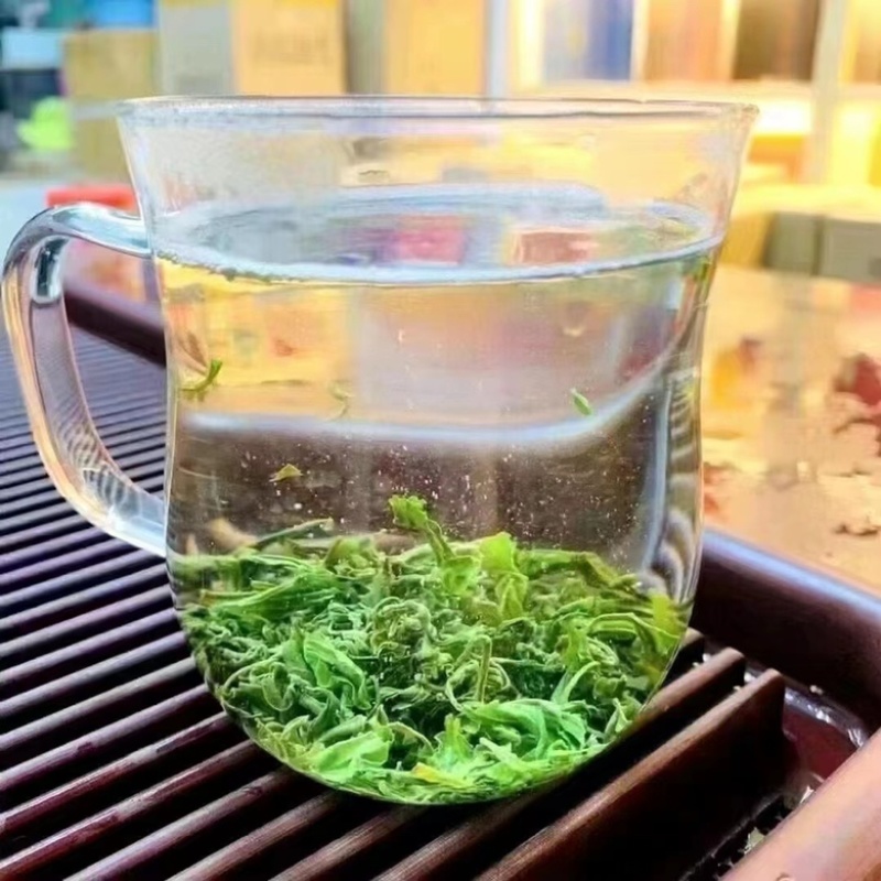 高山云雾绿茶批发明前茶豆香味口粮茶500克茶叶自己喝