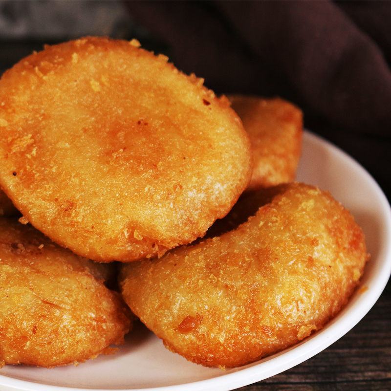 油炸糕东北老式油炸糕点红芸豆馅老味道装特色特产油炸小吃