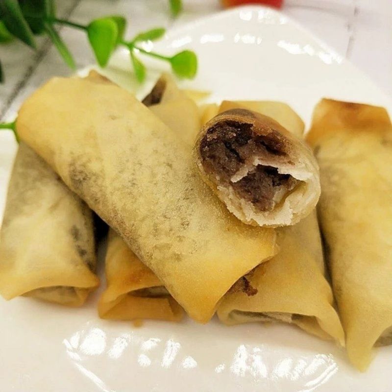 千味央厨豆沙馅春卷素馅春卷260g/1袋/16个方便冷冻