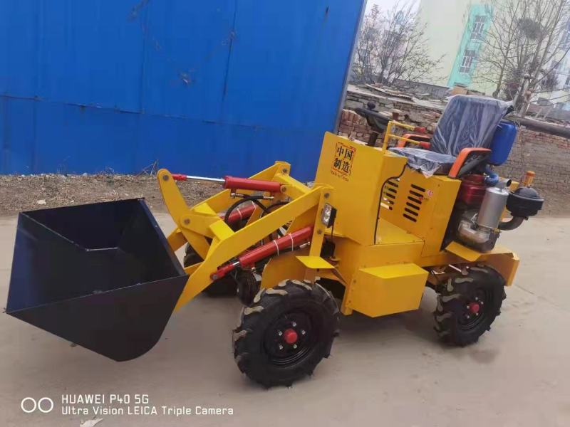 小铲车养殖清粪铲粪清圈用小型装载机建装卸沙子石料小装载机