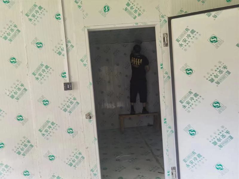 冷库3.3x5.5x2.5正在拆，成色可见，保鲜冷冻都可