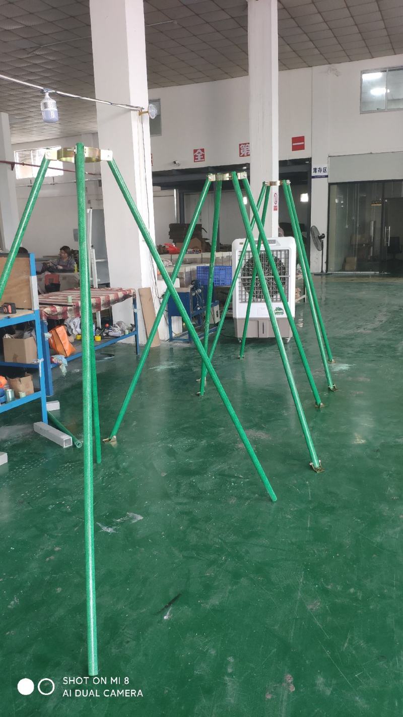树木支撑大棚立柱葡萄冬爪丝瓜架立杆玻璃纤维管农业包毡玻管